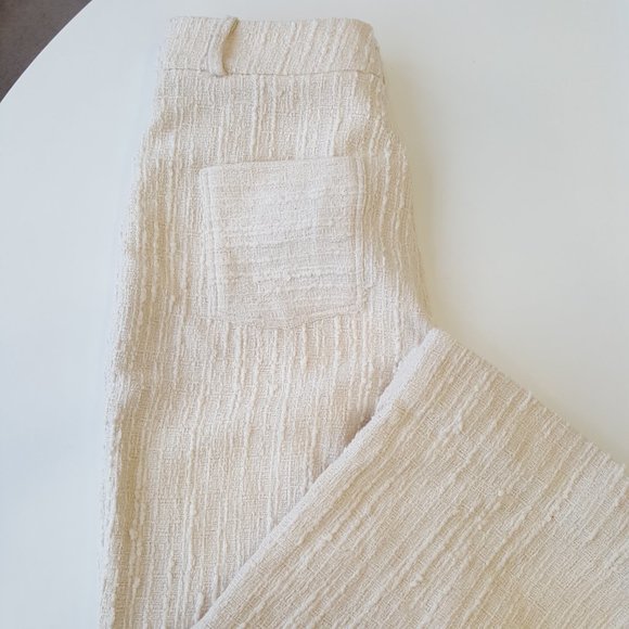 NWT Ba&sh ! Classy, elegant and chic Amour style TWEED WIDE-LEG TROUSERS (US/8) - Picture 3 of 10